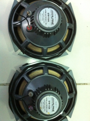 Apline STR-172A 120W โครงหล่อ แม่เหล็กเหลว 6นิ้วครึ่ง 2ทาง มือ2 ญี่ปุ่น Apline STR-172A 120W โครงหล่อ แม่เหล็กเหลว 6นิ้วครึ่ง 2ทาง มือ2 ญี่ปุ่น