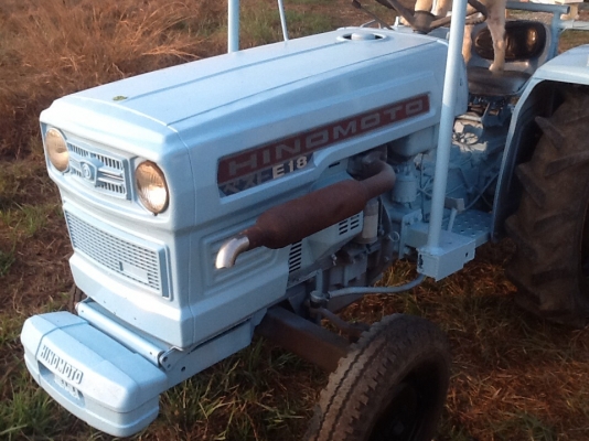 รถไถญี่ปุ่นhinomoto 18แรงสภาพดีพร้อมใช้แรงดีมาก