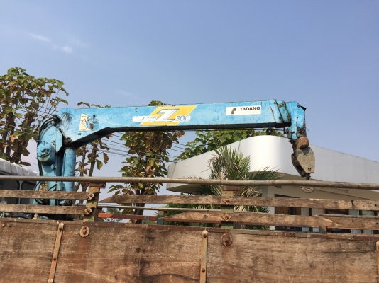 HINO. FF177  เครื่องEH700 ติดเครน3ตันยาว7.30เมตร