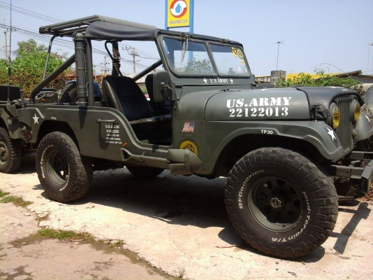 Jeep Willys เครื่องอีซุซุ ดีเซล 2200cc มีทะเบียน