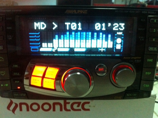 Alpine MDA-W933J CD MD สไลไฟฟ้า ปรับระดับไฟฟ้า กราฟฟิก เปลี่ยนสีไฟได้ สภาพสวย มือ2 ญี่ปุ่น