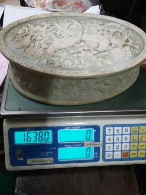 กล่องใส่เครื่องประดับหินอ่อนแกะลาย กล่องใส่เครื่องประดับหินอ่อนแกะลาย