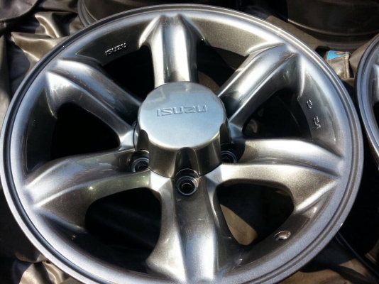 ล้อเล็บเหยี่ยวแท้ สีซิลเวอร์-ไฮเปอร์โครเมียม