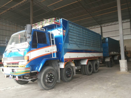 รถบรรทุก 12 ล้อแม่ลูก  ISUZU ดั๊มพ์ได้ รุ่นFXZ23 ปี2535 ราคา 1170000 บ.