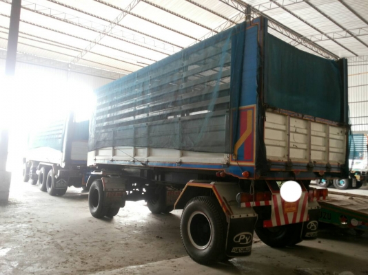 รถบรรทุก 12 ล้อแม่ลูก  ISUZU ดั๊มพ์ได้ รุ่นFXZ23 ปี2535 ราคา 1170000 บ.