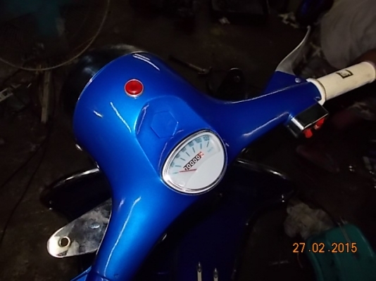 เอเซียเวสป้า---->>จัดส่งรถvespa Sprint สีน้ำเงินแก้วให้คุณรัตน์ ที่นครสวรรค์ 28/02/2558 เป็นที่เรียบร้อย
