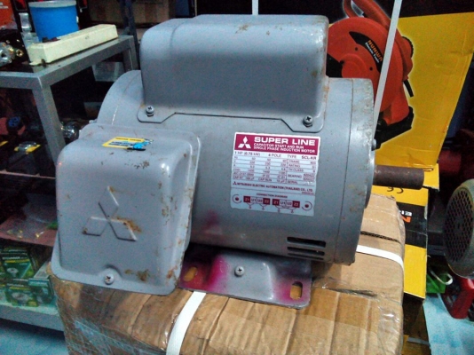 ขายมอเตอร์ 1HP MITSUBISHI 220V มือสองสภาพดีครับ