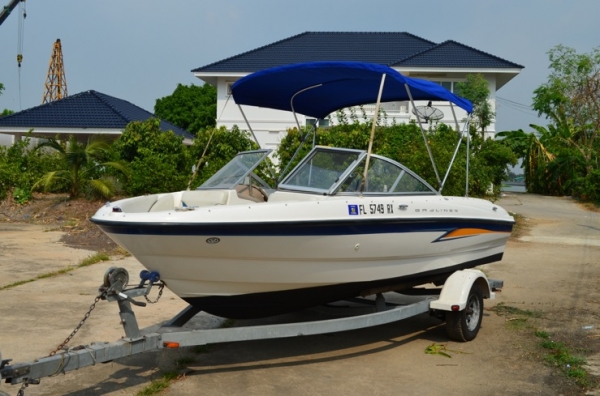 เรือ Bayliner 185 พร้อม trailer จากอเมริกา เรือดีพร้อมใช้งาน ราคา 450,000 บาท