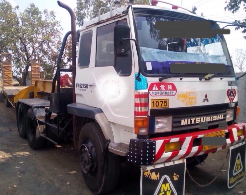 MITSUBISHI FUSO FN528 - 220 HP 6D17 EURO1 รถสิบล้อหัวลาก 2 เพลา พร้อมหางโรเบท 2 เพลาความยาว 9.20 เมตรสภาพสวยมากครับพร้อมใช้งานทั้งหัวลากและหางโรเบท เครื่องแน่นดีแรงดี ภายในเก๋งสวยครบ ช่วงล่างแน่น ยางสภาพดี 75\% พร้อมใช้งาน เอกสารทะเบียนครบทั้งหัวลากและหางโ