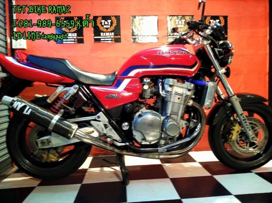 T&amp;T BIKE RAMA2 ขายด่วนเพียง 179000HONDA CB1300 ปี2003 เครื่องขาว รหัสตรง ปี ทะเบียนแท้ โอนขนส่ง ภาษี พรบ.ประกันปี58