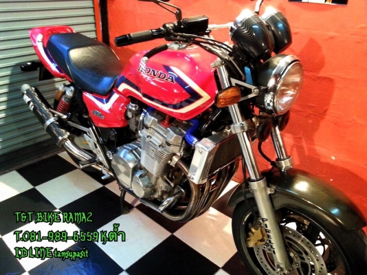 T&amp;T BIKE RAMA2 ขายด่วนเพียง 179000HONDA CB1300 ปี2003 เครื่องขาว รหัสตรง ปี ทะเบียนแท้ โอนขนส่ง ภาษี พรบ.ประกันปี58