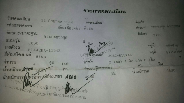 รถฮีโน่ 6 ล้อ หลังถนน 195 แรงม้า. ปี 38 ( รถประกอบ. )    สนใจติดต่อ  081 - 6079515