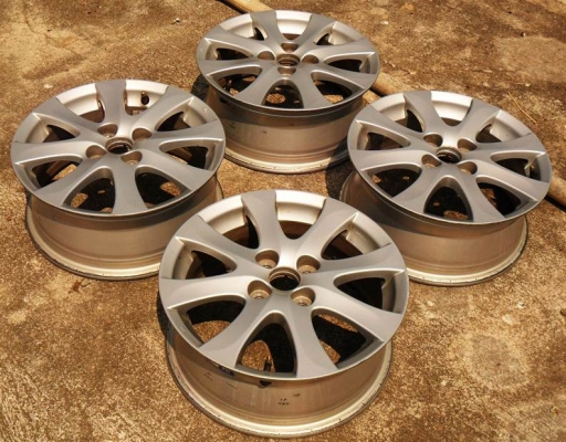 แม็กแท้ ขอบ15_4รู100 (4วง 3,200บ.)ไม่แตกไม่ดุ้ง สีสวย แม็กแท้ ขอบ15_4รู100 (4วง 3,200บ.)ไม่แตกไม่ดุ้ง สีสวย