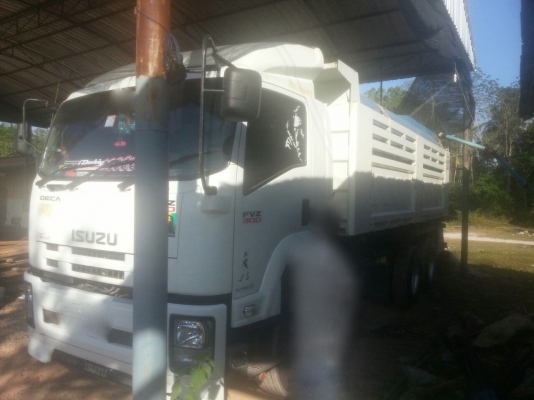 รถอีซูซุ 10 ล้อดั้ม FVZ 300 แรงม้า. ปี 53 ( รถวิ่ง 1xx,xxx กว่า กม. )      สนใจติดต่อ  081 - 6079515