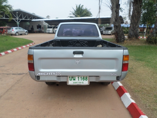 ขายรถกระบะไมตี้เอ็กแค๊ปปี1996/39 รถบ้านเดิมๆ เครื่องแน่นๆไม่ไอไม่จามเครื่องดีมากครัชชีไม่ผุช่วงล่างแน่นปึก...สีบอร์นเงินสวยๆเอกสารพร้อมโอน+ภาษีเต็ม+แอร์เย็นจัด+ชีดีMP3+แม๊กไลเนอร์+ ยางดี4เส้น.... รถสภาพพร้อมใช้งานขายราคา135,000บาท  สนใจสอบถามได้ครับ 080-1