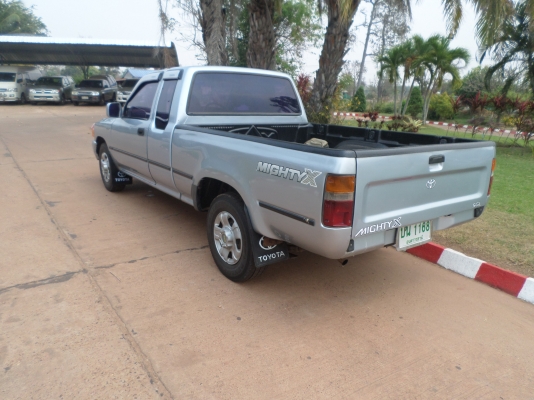 ขายรถกระบะไมตี้เอ็กแค๊ปปี1996/39 รถบ้านเดิมๆ เครื่องแน่นๆไม่ไอไม่จามเครื่องดีมากครัชชีไม่ผุช่วงล่างแน่นปึก...สีบอร์นเงินสวยๆเอกสารพร้อมโอน+ภาษีเต็ม+แอร์เย็นจัด+ชีดีMP3+แม๊กไลเนอร์+ ยางดี4เส้น.... รถสภาพพร้อมใช้งานขายราคา135,000บาท  สนใจสอบถามได้ครับ 080-1