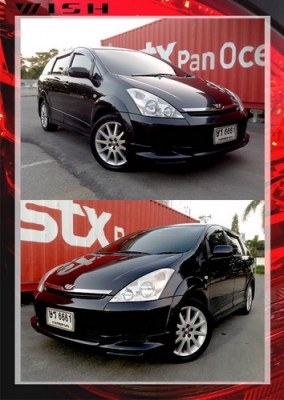 **ขาย Toyota Wish ปี04 2.0S สีดำ ออโต้ เข้าศูนย์ตลอด  ใช้รักษามาก สภาพเดิมจัด สวย สด รถครอบครัวราคาสุดคุ้ม**มีรูป