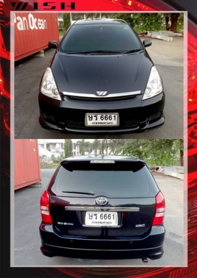 **ขาย Toyota Wish ปี04 2.0S สีดำ ออโต้ เข้าศูนย์ตลอด  ใช้รักษามาก สภาพเดิมจัด สวย สด รถครอบครัวราคาสุดคุ้ม**มีรูป