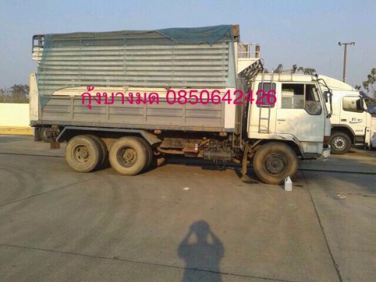 ขายรถบรรทุกสิบล้อดัมพ์ MITSUBISHI FN215K เครื่อง 6D17-220 แรง 1 เพลา กระบะดัมพ์