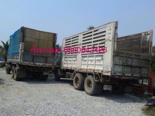 ขายรถบรรทุกสิบล้อดัมพ์ HINO F18 เครื่อง HO7C-185 แรง 1 เพลา กระบะดัมพ์ เบรคลมดัน