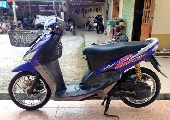 ขายYamaha mio จดปี47 ทะเบียนไม่ขาดเอกสารชุดโอนครบ พร้อมใช้งานครับ