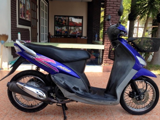 ขายYamaha mio จดปี47 ทะเบียนไม่ขาดเอกสารชุดโอนครบ พร้อมใช้งานครับ