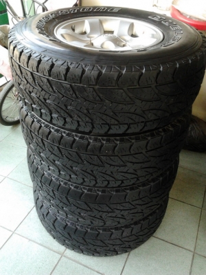 ล้อTiger+ยาง AT 31/10.5/15 สวยๆ 1ชุด ล้อTiger+ยาง AT 31/10.5/15 สวยๆ 1ชุด