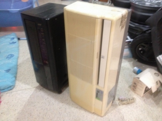 เเอร์ญี่ปุ่นไฟ110เหมา2ตัวตามสภาพใช้งานได้เปิดติต