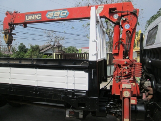 ขาย 6 ล้อ   HINO   KM779   ติดเครน  UNIC 290 4 ปอก 3 ชัก