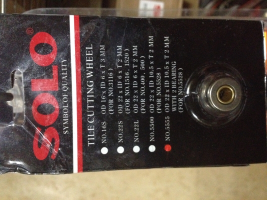 อะไหล่ใบมีดแท่นตัดกระเบื้อง SOLO รุ่น 5528