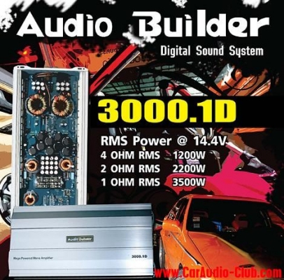 AudioBuilder 3000.1 (3,500W.) สภาพสวย ๆ ไม่มีซ่อม 17,500 by JIKKO
