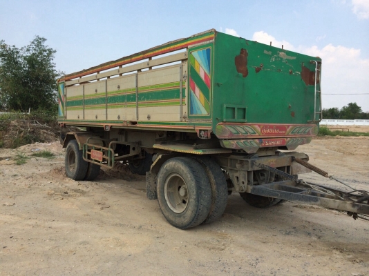 ขายสิบล้อดั้มพ่วงNgv6ถัง HINO FM3M เครื่องเดิมเกียร์เดิม