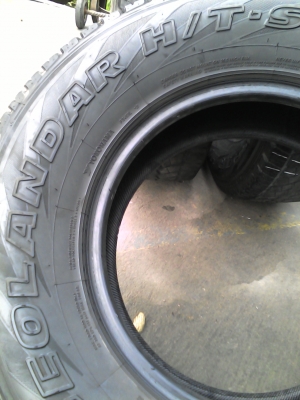 265/70R16 YOKOHAMA GEOLANDAR  H/T-S  ชุด 4 เส้น  ปี 2013  TEL.081-427-3941