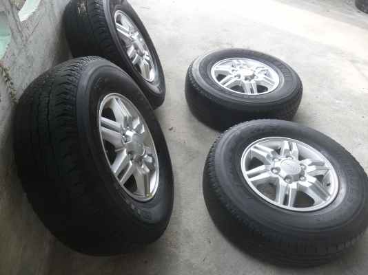 ล้อแม็ก 16นิ้ว 6รู อีซูสุ พร้อมยาง สวยๆ 4 ล้อ ราคา 7700 บาท ล้อแม็ก 16นิ้ว 6รู อีซูสุ พร้อมยาง สวยๆ 4 ล้อ ราคา 7700 บาท