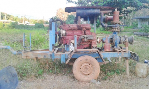 ขายเครื่องสูบน้ำเคลื่อนที่ ISUZU 6BD1 ขนาด 6 นิ้ว พร้อมใช้งาน