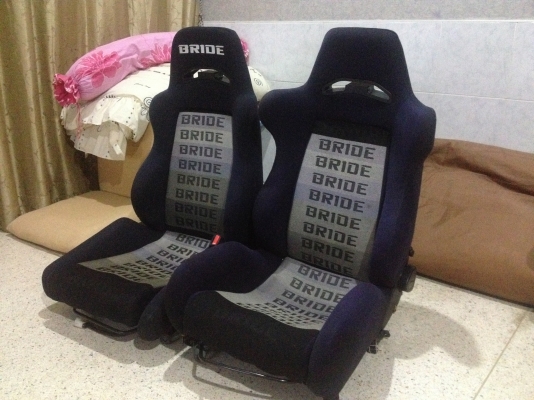 AS07519284 BRIDEแท้พร้อมรางBRIDE 2ตัวเก่าญี่ปุนสภาพดีปีกไม่ล้มไม่ขาด