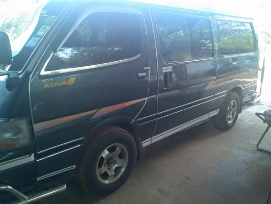 ขายรถตู้   หัวจรวดหลังคาต่ำ   ปี39  พวงมาลัยพาเวอร์  แอร์   รถพร้อมใช้งานได้เลย