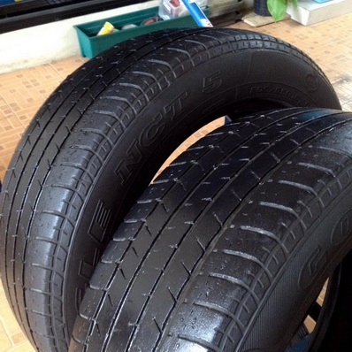 ยาง 16 นิ้ว 205-55-16 ปี 12 Goodyear สภาพพอใช้ครับ