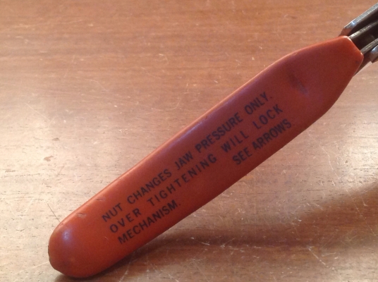 ขายคีมล็อค Vintage Lever Wrench model#10 Vise Grips