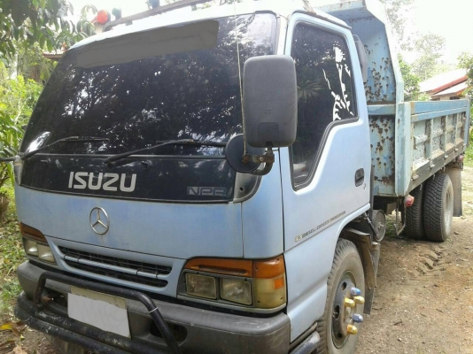 รถอีซูซุ 6 ล้อดั้ม NPR  120 แรงม้า. ปี 39  ( ฝาขาว. )    สนใจติดต่อ  081 - 6079515