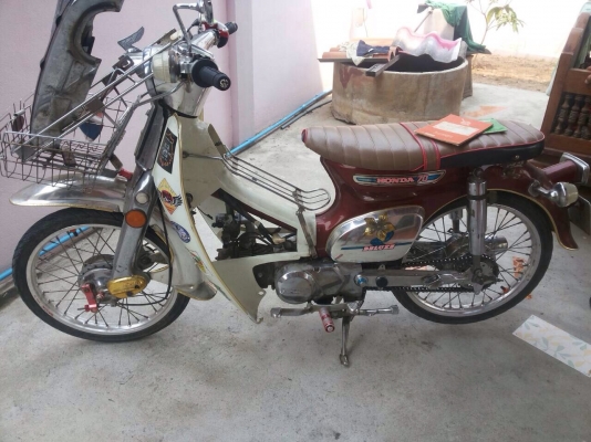 c90 ชุปโคเมียมทั้งคัน ลงเครื่องดรีม ทะเบียนครบ ราคาถูกๆ เเต่งชุดใหญ่