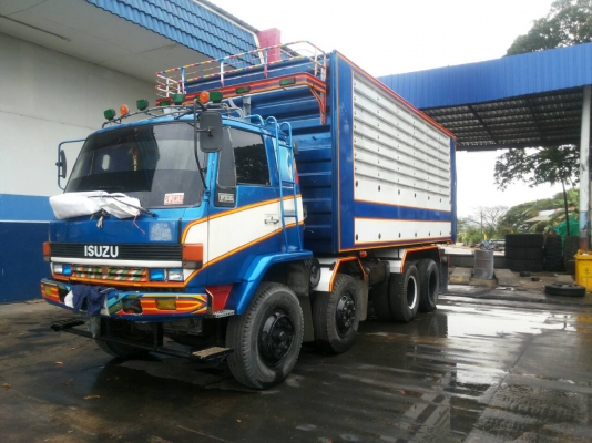 รถบรรทุก 12 ล้อ ISUZU มีระบบลากลูก ปี2534 ราคา750,000 บ.