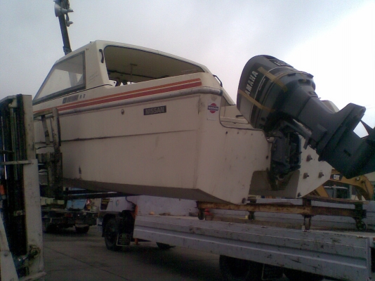 ขายเรือเปล่า(ไม่มีเครื่อง) NISSAN 23 ฟุต