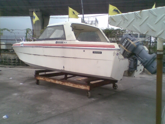 ขายเรือเปล่า(ไม่มีเครื่อง) NISSAN 23 ฟุต