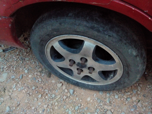 แม็กฮอนด้า ขอบ14 พร้อมยางพอได้ 4รู100 4วง2500 แม็กฮอนด้า ขอบ14 พร้อมยางพอได้ 4รู100 4วง2500