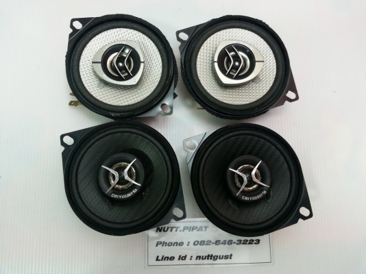 ลำโพง 4 นิ้ว Pioneer แกนร่วม2ทาง มือ2ญี่ปุ่น