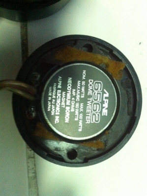 ลำโพงแหลม Alpine รุ่นใหญ่ มือ2 ญี่ปุ่น ลำโพงแหลม Alpine รุ่นใหญ่ มือ2 ญี่ปุ่น