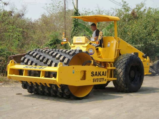 ขายรถบด SAKAI SV512TF-H เอกสารเล่มทะเบียน มี 2 เปลือก ราคา 1500000