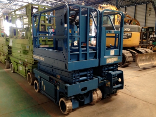 X-Lift / Scissor lift รถกระเช้าขากรรไกร Genie GS-1930 (สต็อก 2 units) ยกสูง 5.8 เมตร ยกนน: 227 kgs (ระบบไฟฟ้า) สนใจโทร. 080-6565422 (หนิง)