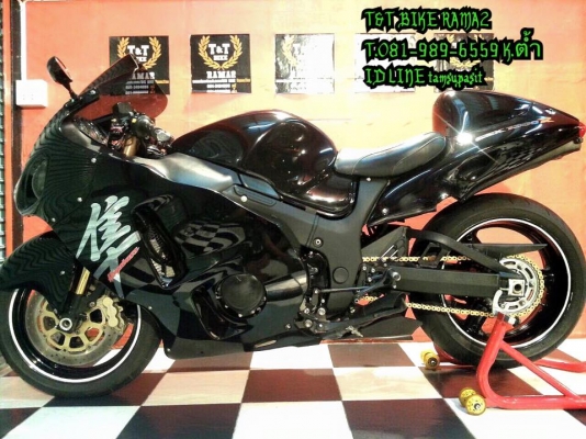 T&amp;T BIKE RAMA2ขาย HAYABUSA GSXR1300 ปี2005 สเปคเมกา ไม่มีตัดรอบ มาพร้อมท่อเสียงโหดๆในราคา149000